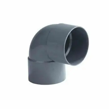 Pvc bocht 200mm 87° twee keer lijmmof