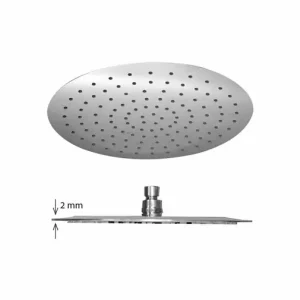 Regendouche Kop "Ultra Thin "40cm Rond