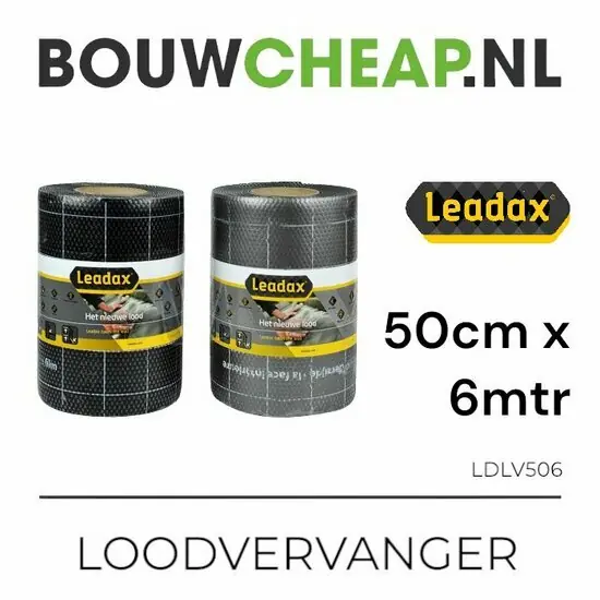 Leadax Loodvervanger 50cm x 6 meter