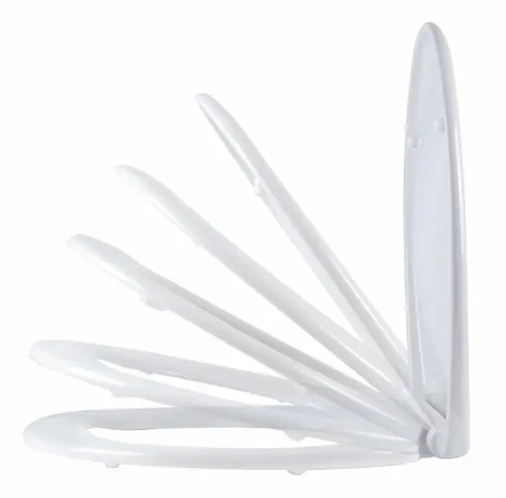 "Demper" one-touch soft-closing toiletzitting