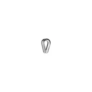 Puntkous voor kabel 2mm RVS