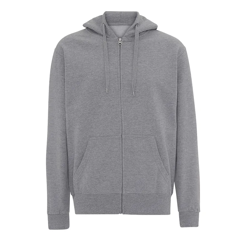 PermaHoodie zip sweat oxford grey