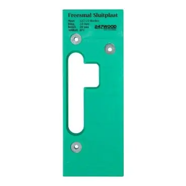 247WoodFreesmal sluitplaat Nemef 1200 vrij/beze