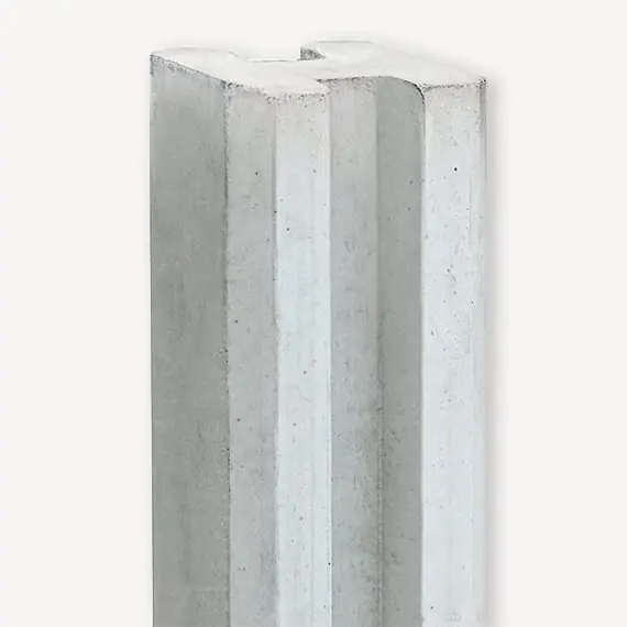 Betowood hoekpaal grijs
