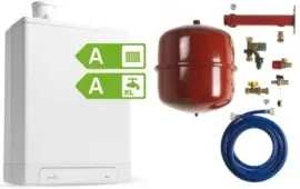 Intergas HRE36/30A CW5 Kombi Kompakt RF2 (A-label) + Ketelaansluitset