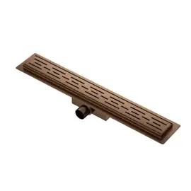 Titan 80SF SUNNY BRONZE + Rooster RVS Drain 80 cm