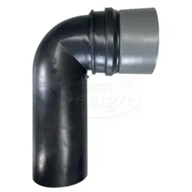 HAAS 3967 WC Aansluitbocht Ø90/90