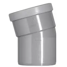 Martens PVC Bocht 22,5° Ø110mm Manchet 1XMM 53403