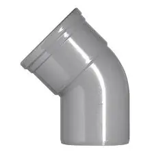 Martens PVC Bocht 45° Ø160 Manchet 1XMM 53318