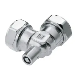 Bonfix Knie Ontluchter 22x22mm Knel Vernikkeld 82771AN