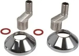 Bonfix S Koppeling 1/2x3/8 met Rozet + Ring (2x) 80010