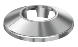 Flamco Klemrozet Ø22mm Enkel Chroom RVC 12451