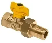 Bonfix Gaskogelkraan Geel 1x1 Bi. Bu. 50315