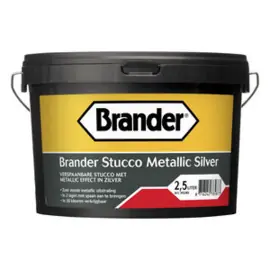Brander STUCCO METALLIC SILVER 2,5L BASIS