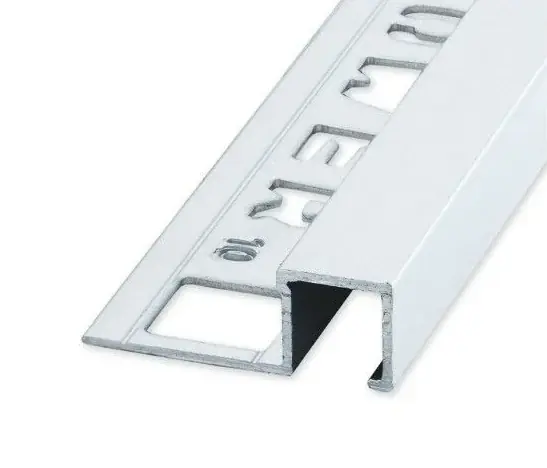 QUTEX Vierkant Alu Mat Zilver 11 x 2700mm OX-E062710127 Tegelprofiel