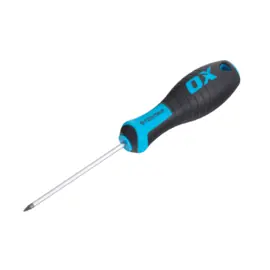 OX Pro Pozi Screwdriver PZ0 x 75mm OX-P362675