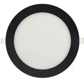 Horoz Slim 3W LED Inbouw ROND BLACK 4200K