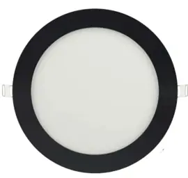 Horoz Slim 6W LED Inbouw ROND BLACK 2700K