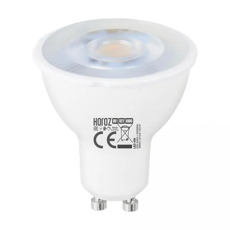 Horoz Plus-6 Vision Led spot GU10 6W 4500K Dimbaar