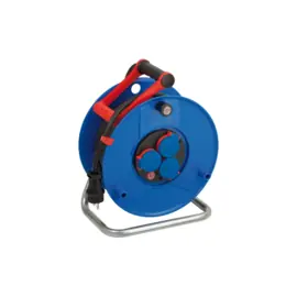 Kabelhaspel 3V Neopreen IP44 BLAUW 25 m. (3 x 2.5 mm²) 1208440