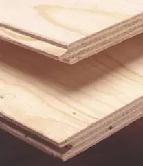 Underlayment fins vuren 7 lgs. 122x244x18 mm dik T&G
