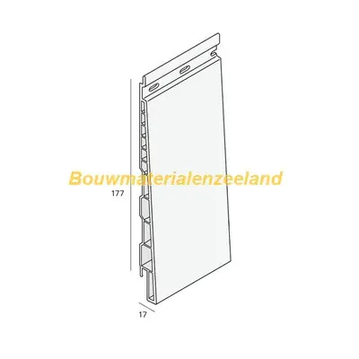 Keralit potdeksel 177mm monumentgroen classic nerf 600 cm. lang