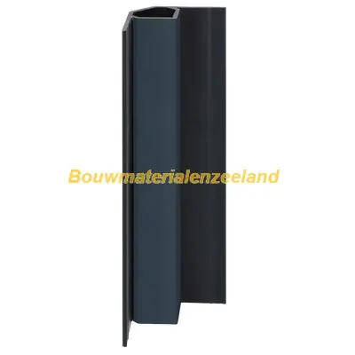 Keralit inwendig hoekprofiel skyblue pure mat 400 cm. lang