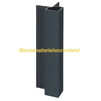 Keralit uitwendig hoekprofiel 32x32mm monumentblauw classic nerf 400 cm. lang