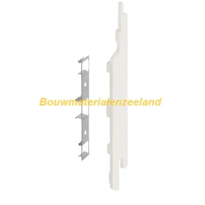 Eindkap+connector rechts voor 2814 (5st) wit classic nerf