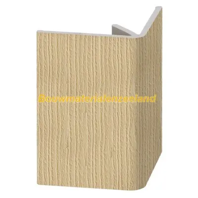 Buitenhoekprof. 60x60mm Novicell v. 2803 steppe bruin 600 cm. lang