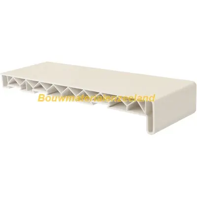 Novaboard vensterbank 20cm creme 600 cm. lang