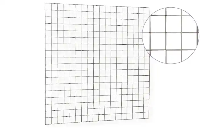 Woodvision Gaaspaneel met maas 10x10 cm stekloos, verzinkte draad, 90x180 cm