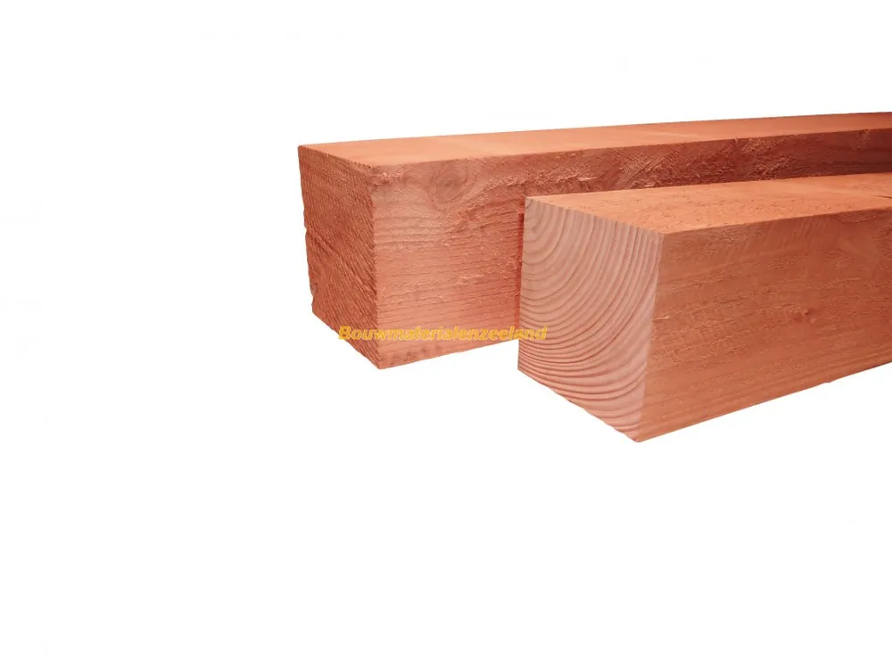 Woodvision Douglas fijnbezaagde paal 10x10x300 cm, onbehandeld