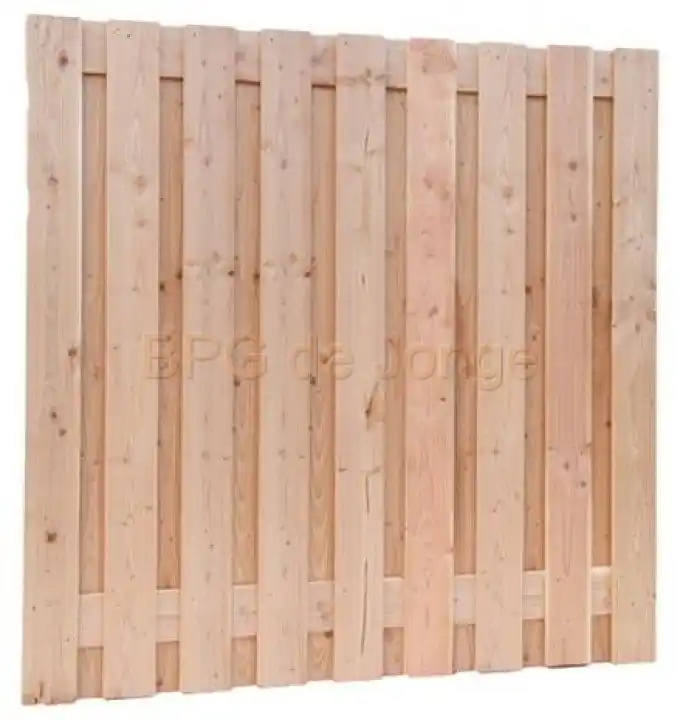 Woodvision Douglas geschaafd plankenscherm 19-planks 16 mm 180x180 cm, onbehandeld