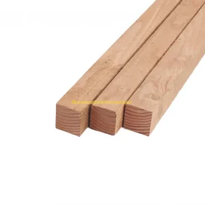 Douglas geschaafde regel 4,5 x 4,5 x 300 cm, onbehandeld.