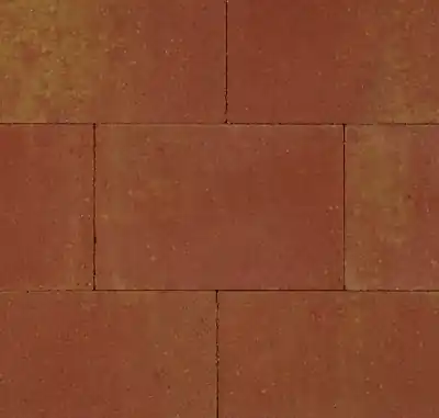 Straksteen 20X30X5 TERRACOTTA/GEEL ( uitlopend)