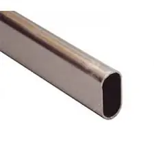 Kastroede ovaal ijzer vernikkeld 120cm