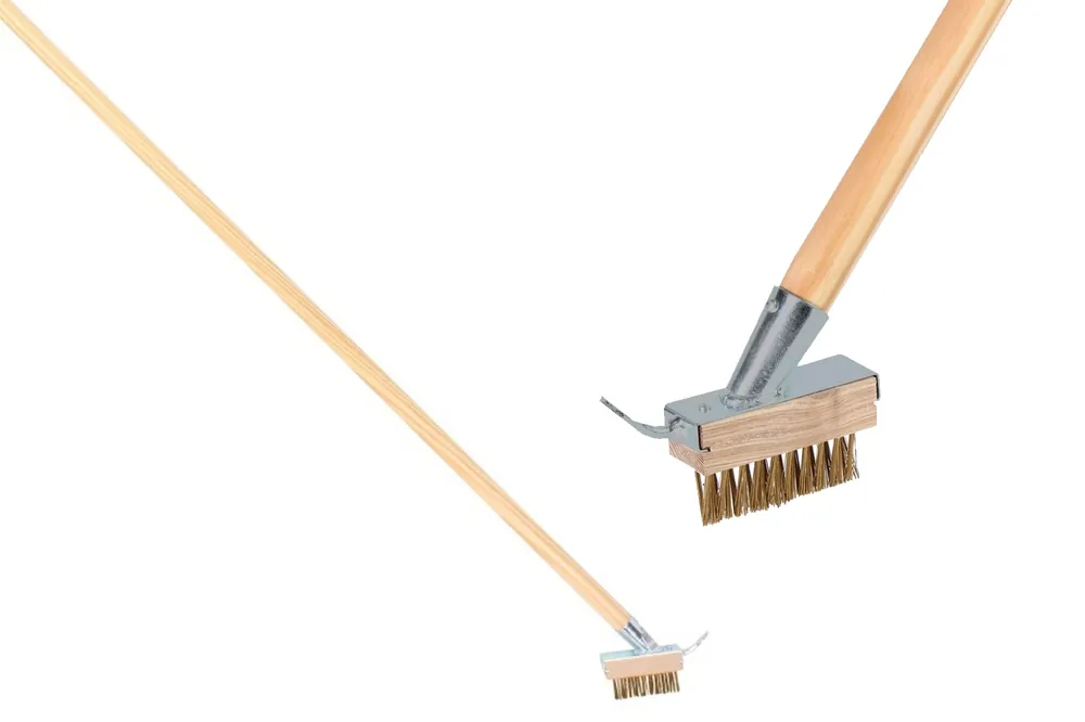 Onkruidborstel met houder en steel
