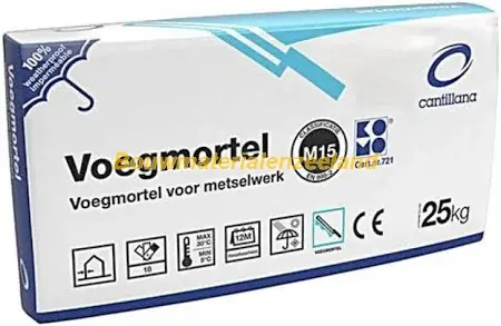Cantillana Voegmortel met voeghardheid 35 2012 middengrijs zak 25 kg