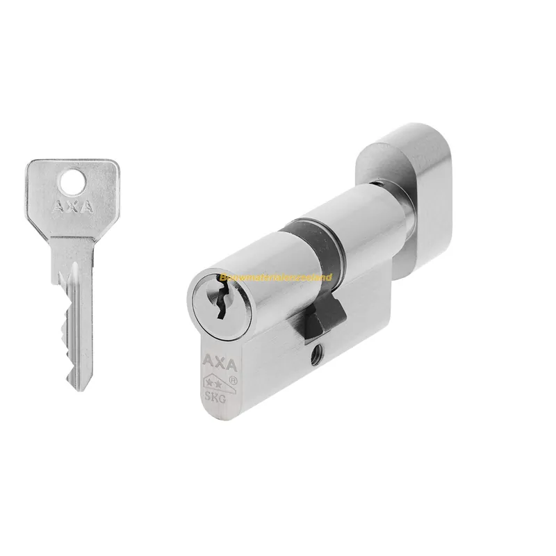 Axa Knop veiligheidscilinder security30-30mm vernikkeld skg** 72150008