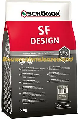 Schonox SF Design flexibele voegmortel donkergrijs zak 5 kg
