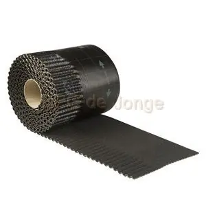 Ubbink Ubiflex loodvervanger Ribbel zwart B= 250 mm rol 6 m1