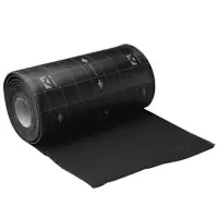 Ubbink Ubiflex loodvervanger standaard zwart B= 200 mm rol 6 m1