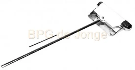 Deurveer 90mm index no2 wit qlinq