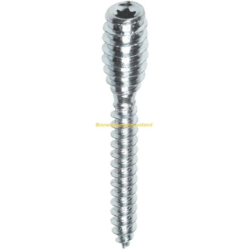 FIS PROFI afstandschroef 6x80 tx-25 verstelbaar verz. staal 4.8 ds 40 st