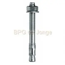 FM 753 doorsteekanker M12x135 6-kantkop SW-19 metr. verz. staal ds 25 st