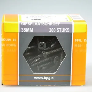 gipsplaatschroef 3.5x35 trompetkop scherpe pt fijne dr gefos ds 200 st