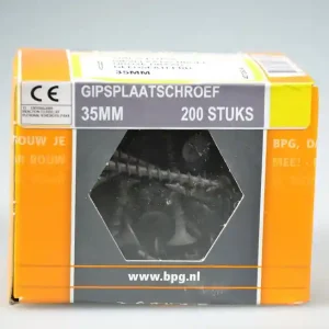 gipsplaatschroef 3.9x35 trompetkop scherpe pt grove dr gefos ds 200 st
