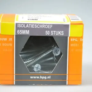 isolatieschroef 4.2x65 trompetkop deeldr verz ds 50 st