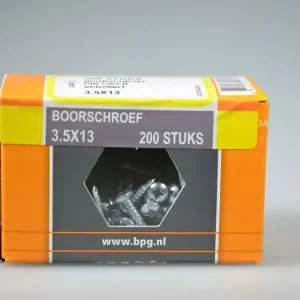 boorschroef 3.5x13 cilinderkop boorpt -2 verz. DIN7504N ds 200 st